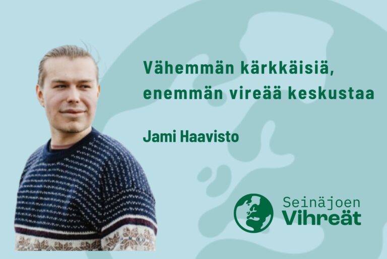 Vähemmän kärkkäisiä, enemmän vireää keskustaa